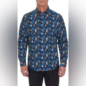 Robert Graham Mixed Company Button Down